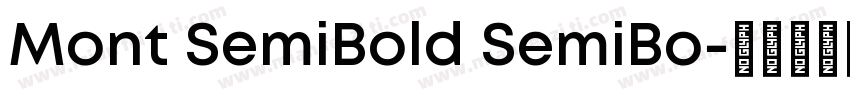 Mont SemiBold SemiBo字体转换